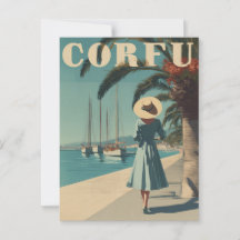 Corfu vintage travel