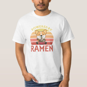 Corgi aangedreven door Ramen Cute Kawaii Noodle Do T-shirt