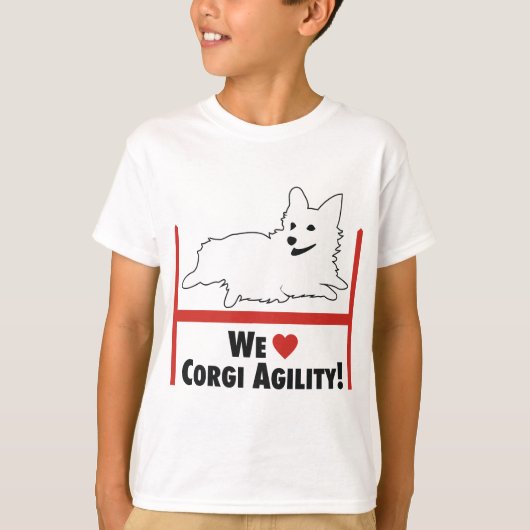 Corgi Agility T-shirt (Voorkant)