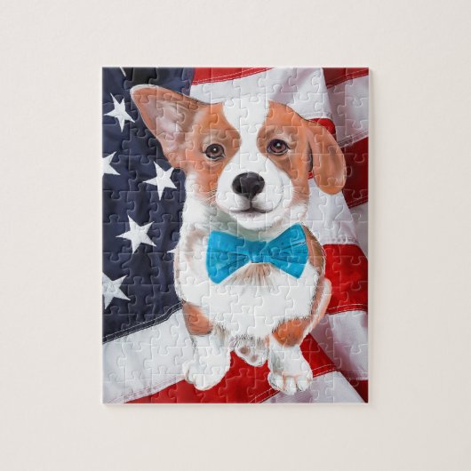 Corgi America Legpuzzel (Verticaal)