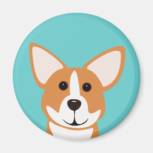 Corgi Art Magnet (Devant)