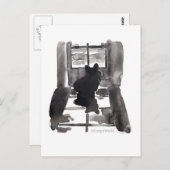 Corgi attendant la carte postale (Devant / Derrière)