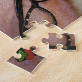 Corgi au puzzle Spa (Côté)