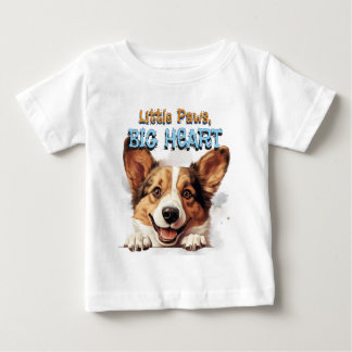 Corgi Baby Shirt | Kleine Pootjes Groot Hart