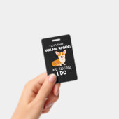 Corgi Badge (Handheld)
