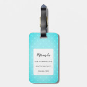 Corgi-Bagagelabels Bagagelabel (Achterkant verticaal)