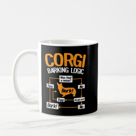 Corgi Bark Logic Koffiemok (Links)