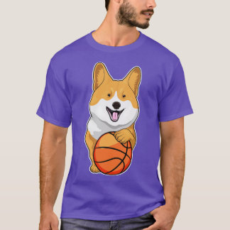 Corgi Basketball speler Basketball T-shirt