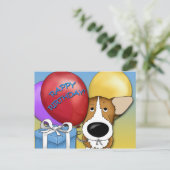 Corgi Birthday Briefkaart (Staand voorkant)