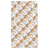 Corgi Birthday Party Klein Cadeauzakje (Achterkant)