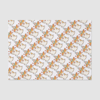 Corgi Birthday Party Tissuepapier