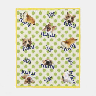 corgi blanket fleece deken