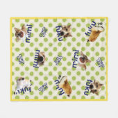 corgi blanket fleece deken (Voorkant (Horizontaal))