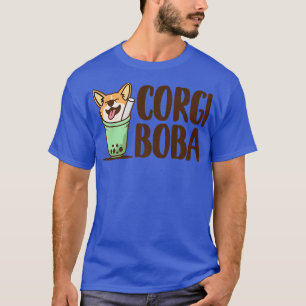 Corgi Boba, Dog Gifts For Kids, Men & Women, Funny T-shirt