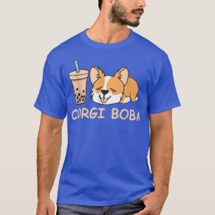 Corgi Boba, Hondenliefhebbers cadeaus voor vrouwen T-shirt