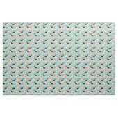 Corgi Boba Tea stof - bubble tea fabric (Fat Quarter)