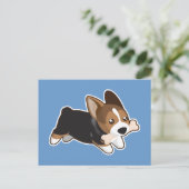 Corgi Briefkaart (Staand voorkant)