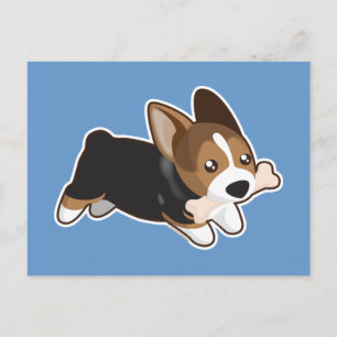 Corgi Briefkaart