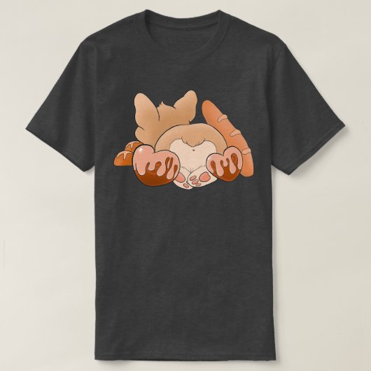 Corgi buns t-shirt (Design voorkant)
