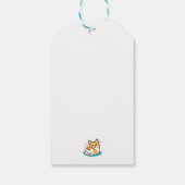 Corgi Butt en Nap Vibes - Schattigee slapende hond Cadeaulabel (Achterkant)