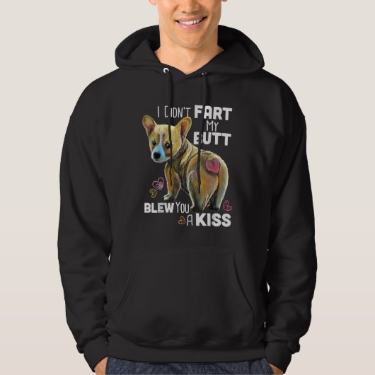 Corgi Butt Hoodie (Voorkant)