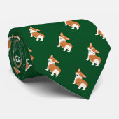 Corgi Butt Stropdas (Opgerold)