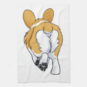 Corgi Butt Theedoek (Verticaal)