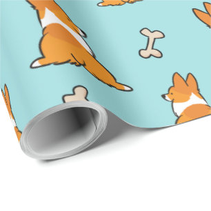 Corgi Butt Wrapping Paper Cadeaupapier