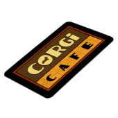 Corgi Café Magneet (Linkerzijde)