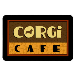 Corgi Café Magneet