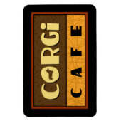 Corgi Café Magneet (Verticaal)