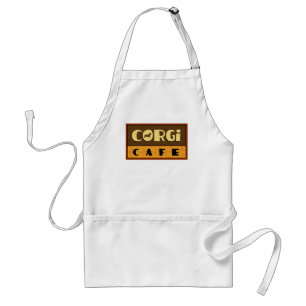 Corgi Cafe Standaard Schort