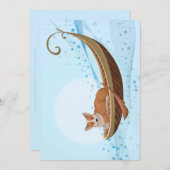 Corgi Canoe Save The Date (Voorkant / Achterkant)