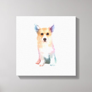 Corgi Canvas Afdruk