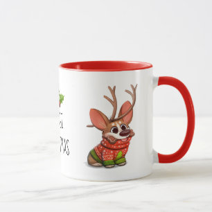 Corgi Chien de Noël Mug