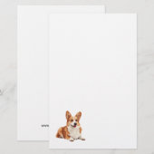 Corgi Chien mignonne papeterie (Devant / Derrière)