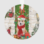 corgi Chien Noël (dos)