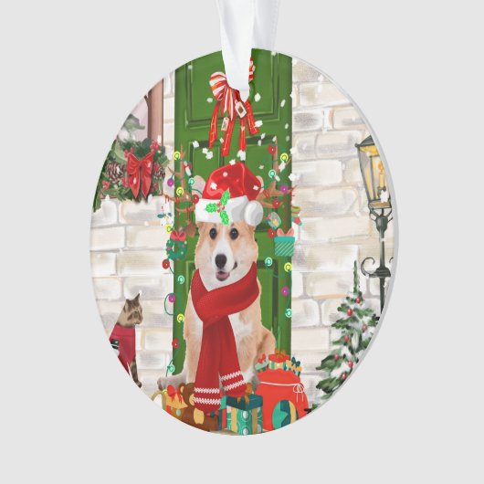 corgi Chien Noël (devant)