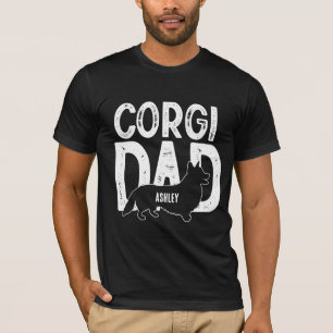 Corgi Chien Papa Chiot Papa T-shirt Papa