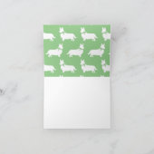 Corgi Chien Pembroke Welsh Note Card (Intérieur)