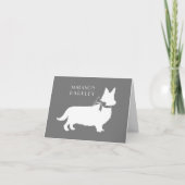Corgi Chien Pembroke Welsh Note Card (Devant)