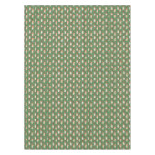 Corgi Christmas Candy Cane Pattern Tafelkleed (Voorkant)