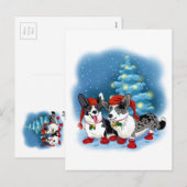 CORGI CHRISTMAS FEESTDAGENKAART (Voorkant / Achterkant)