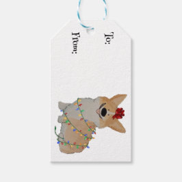 Corgi Christmas Gift Tags Cadeaulabel