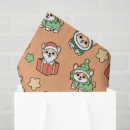 Corgi Christmas Tissue Paper Tissuepapier