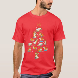 Corgi Christmasreeee Funny Corgi Christmas  T-shirt