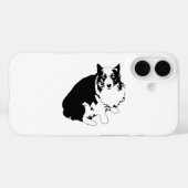 Corgi Clean Edge Case-Mate iPhone Case (Achterkant (horizontaal))