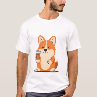Corgi Coffee Patrol Ochtend T-shirt