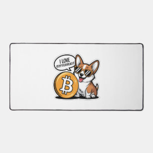 Corgi Cool Aime la Cryptomonnaie