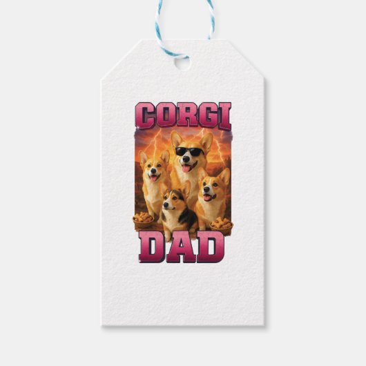 Corgi Copy Copy Cadeaulabel (Voorkant)